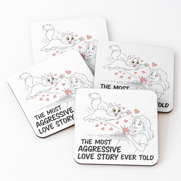 Item preview, The Most Aggressive Love Story Ever Told designed and sold by Amir Faysal.