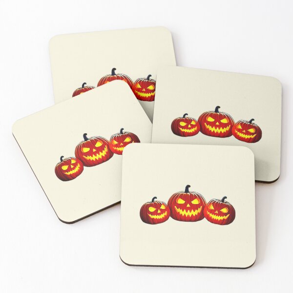 Item preview, Glowing Pumpkins: Spooky Trio designed and sold by Health And Fitness Posts e-Store.