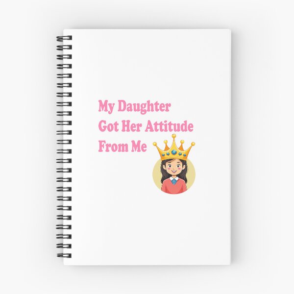 Item preview, My Daughter Got Her Attitude From Me - Funny Mom & Daughter Tee designed and sold by MinimalMyth.