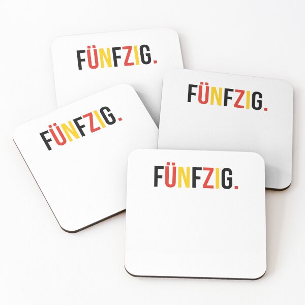 Item preview, Fünfzig. German flag Birthday 50th Geburtstagsfeier party designed and sold by snowry.
