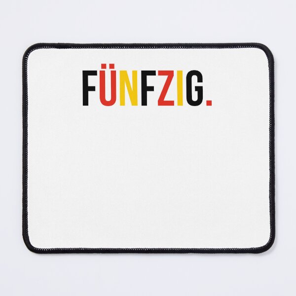 Item preview, Fünfzig. German flag Birthday 50th Geburtstagsfeier party designed and sold by snowry.