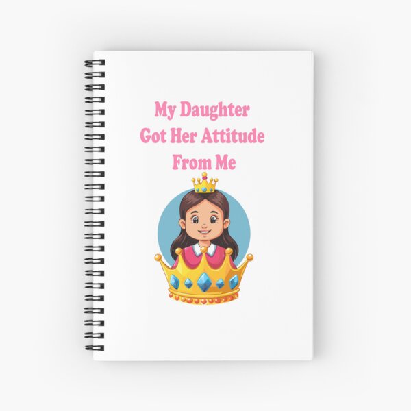 Item preview, My Daughter Got Her Attitude From Me - Funny Mom & Daughter Tee designed and sold by MinimalMyth.