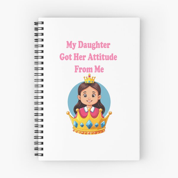 Item preview, My Daughter Got Her Attitude From Me - Funny Mom & Daughter Tee designed and sold by MinimalMyth.