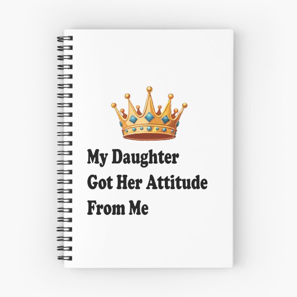 Item preview, Copy of My Daughter Got Her Attitude From Me - Funny Mom & Daughter Tee designed and sold by MinimalMyth.