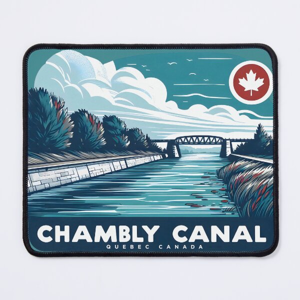 Item preview, Chambly Canal Quebec Canada designed and sold by HowToCanadian.