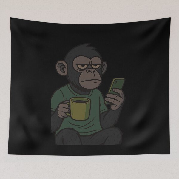 Item preview, There's A 99 Chance I Dont Care Monkey designed and sold by Marpin91.
