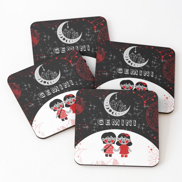 Item preview, Galactic Gemini Twins designed and sold by Odd Orbit.