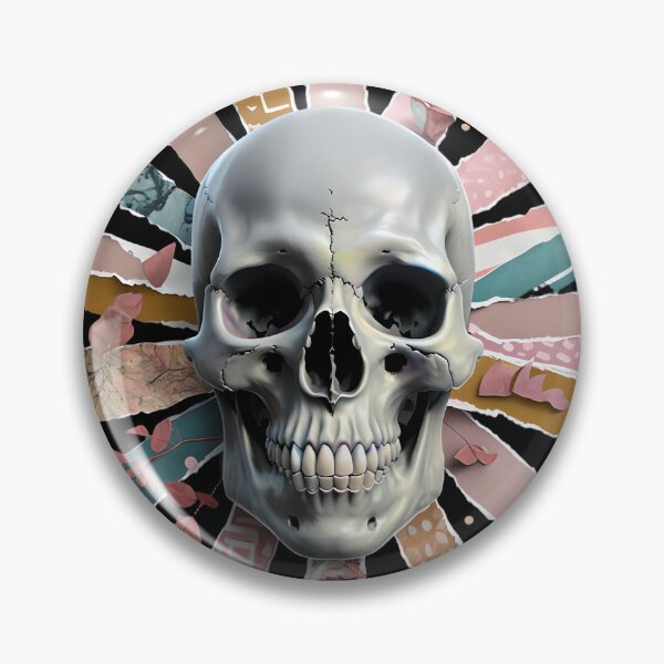 Item preview, Zombie - Pastel Skull Collage designed and sold by NightTimeJ.