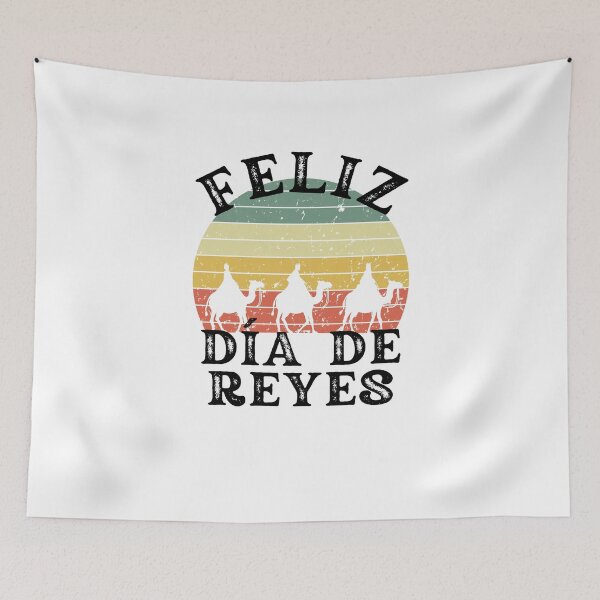 Item preview, Feliz Dia De Reyes 3 Kings day retro Christian designed and sold by snowry.