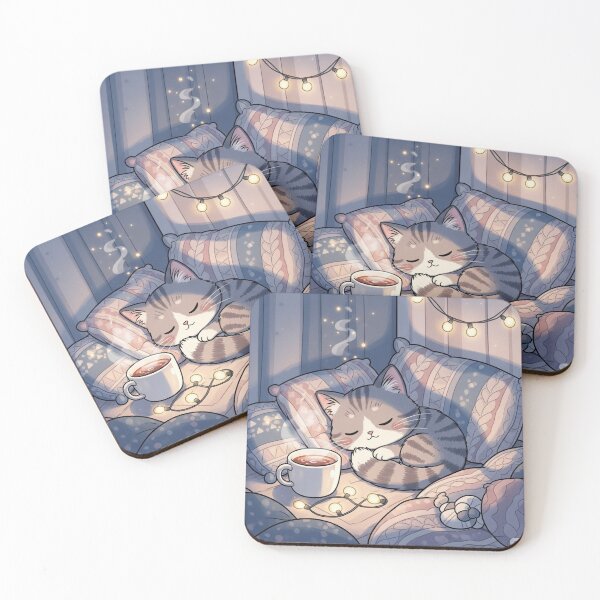 Item preview, Cozy Comforts - Sleepy Cat designed and sold by Nature's Palette.