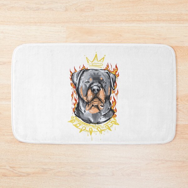 Item preview, Rottweiler King of Flames designed and sold by TimeSkiff.