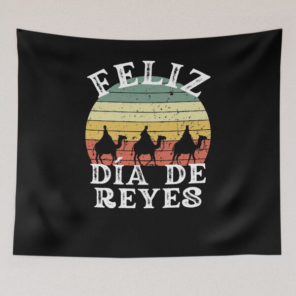 Item preview, Feliz Dia De Reyes 3 Kings day retro Christian Epiphany day designed and sold by snowry.