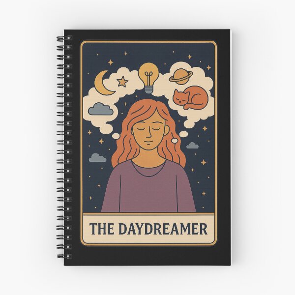 Item preview, The Daydreamer - Soft Mystic Tarot-Inspired Design designed and sold by FashCode.