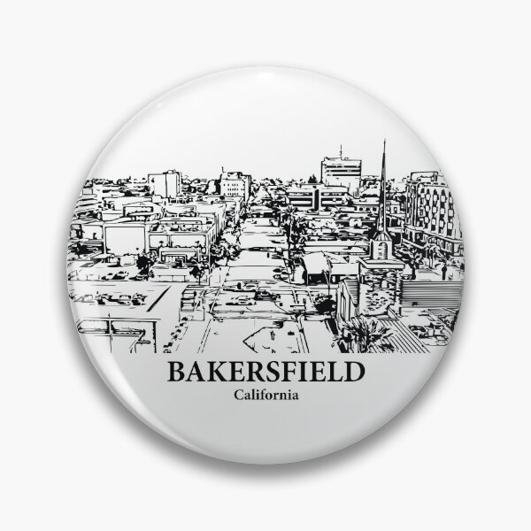 Artikelvorschau, Bakersfield - Kalifornien entworfen und verkauft von Lakeric Cityscapes.