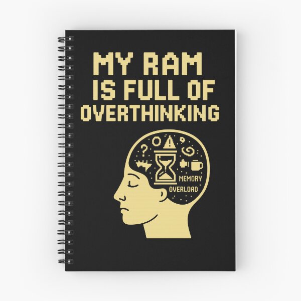Item preview, My RAM is Full of Overthinking - Retro Computer Humor Design designed and sold by FashCode.