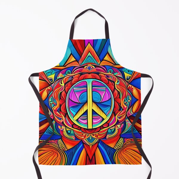 Item preview, Psychedelic Peace Sign designed and sold by BrooklynPopArts.