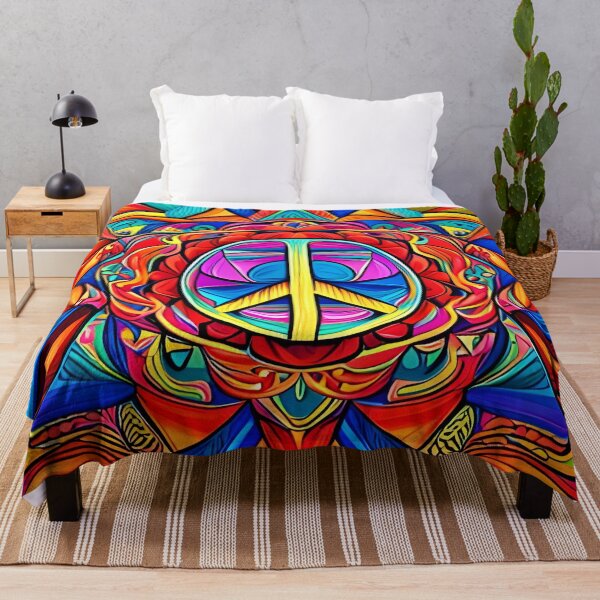 Item preview, Psychedelic Peace Sign designed and sold by BrooklynPopArts.