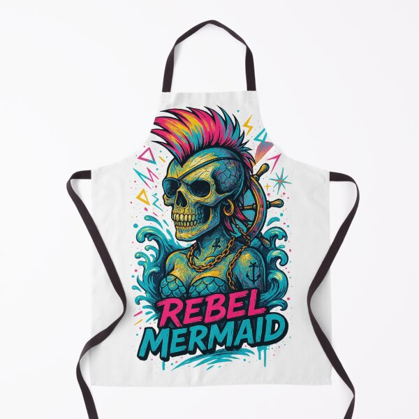 Item preview, Abstract Punk Rebel Mermaid designed and sold by JonelleTshirts.