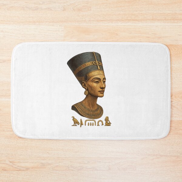 Item preview, Queen Nefertiti – Ancient Egyptian Art with Hieroglyphs designed and sold by Halaelnaggar.
