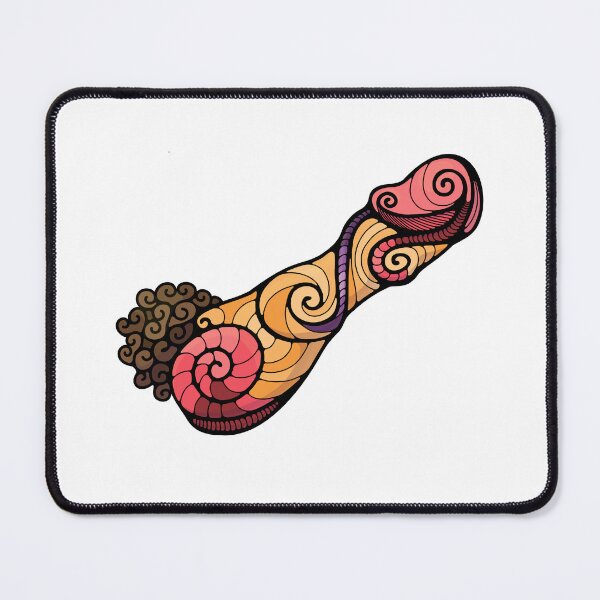 Item preview, Сolorful penis with pattern designed and sold by alina-k-design.