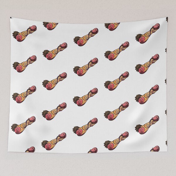 Item preview, Сolorful penis with pattern designed and sold by alina-k-design.