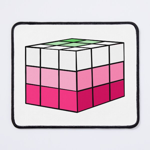 Item preview, Rubik Abrosexual Pride Flag Cube designed and sold by HarveyHandcraftsandDesigns.