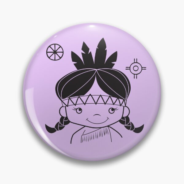 Item preview, Native American Indian Girl designed and sold by Underground Craft Club.