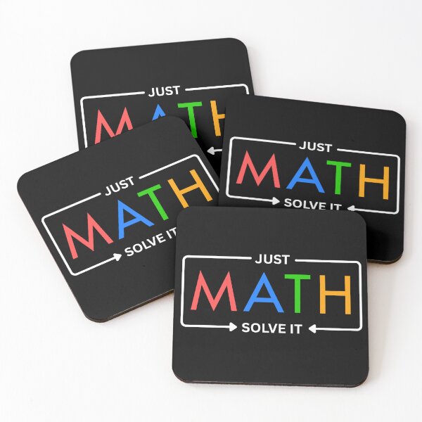 Item preview, Just Math – Solve It Bold Design designed and sold by the science zoo.
