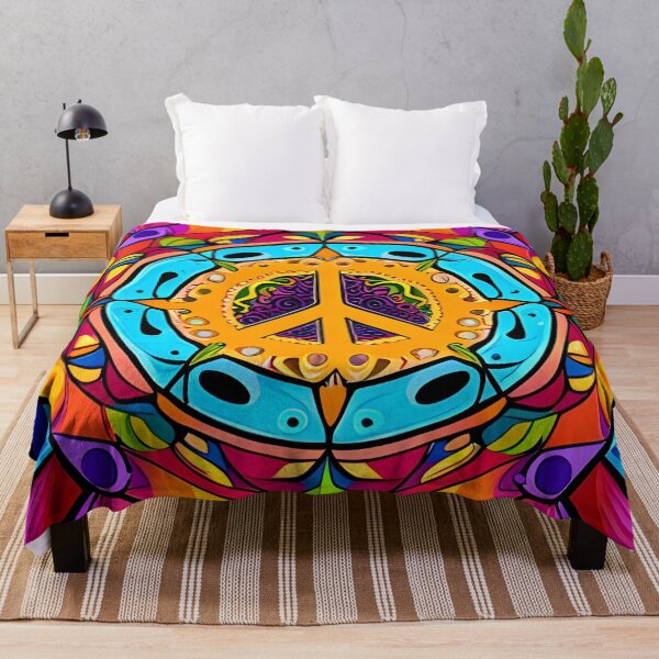 Item preview, Peace Sign Kaleidoscope designed and sold by BrooklynPopArts.