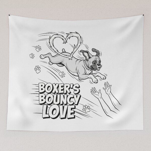Item preview, Boxer’s Bouncy Love designed and sold by Amir Faysal.