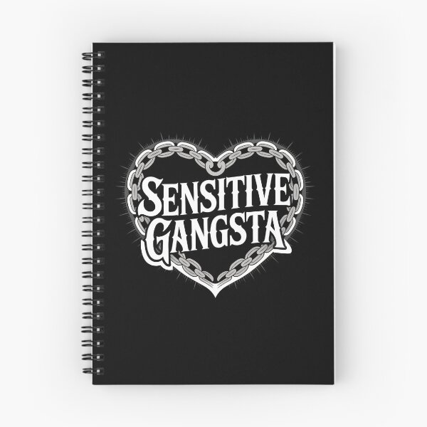 Item preview, Sensitive Gangsta - Funny Quote designed and sold by GRABAPSHOP.