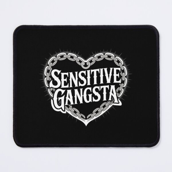 Item preview, Sensitive Gangsta - Funny Quote designed and sold by GRABAPSHOP.