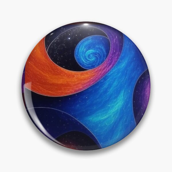 Item preview, Vibrant Cosmic Swirl Abstract Galaxy Art (1) designed and sold by AnTartstudios.