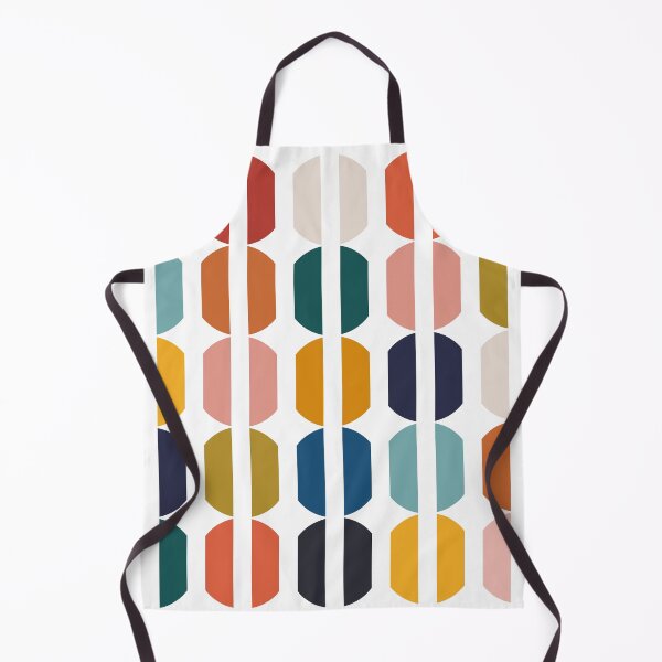 Item preview, Modern Geometric Minimalist Chain Pattern in Mid Century Colors designed and sold by This Is Riley.