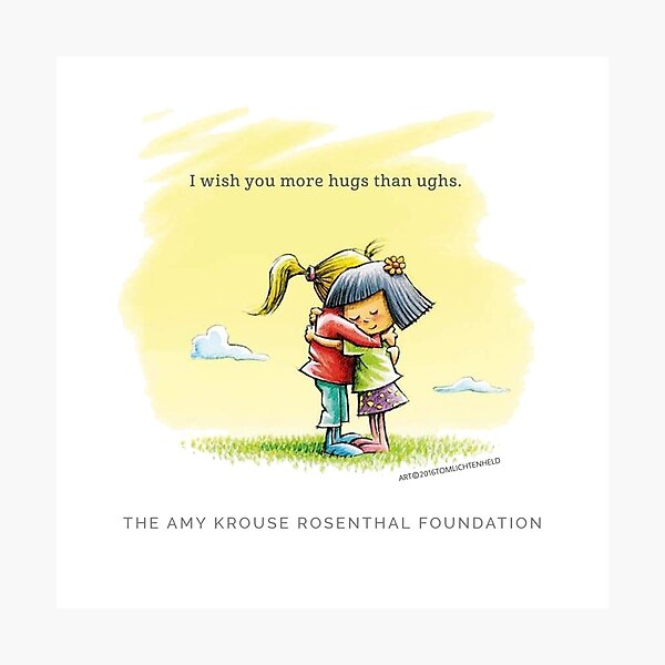 Item preview, I Wish You More Hugs than Ughs / Art by Tom Lichtenheld / From the book "I Wish You More" / designed and sold by AKRfoundation.