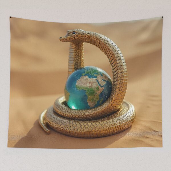 Item preview, ARRAKIS SERPENT OF A PLANET EARTH — A graphic odyssey between mythology and science fiction. designed and sold by Ralek.