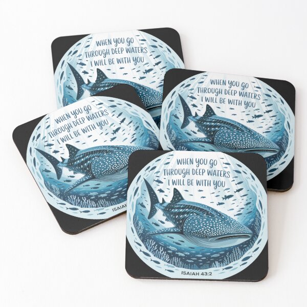 Item preview, Whale Shark - Isaiah 43:2 designed and sold by theartfulaspie.