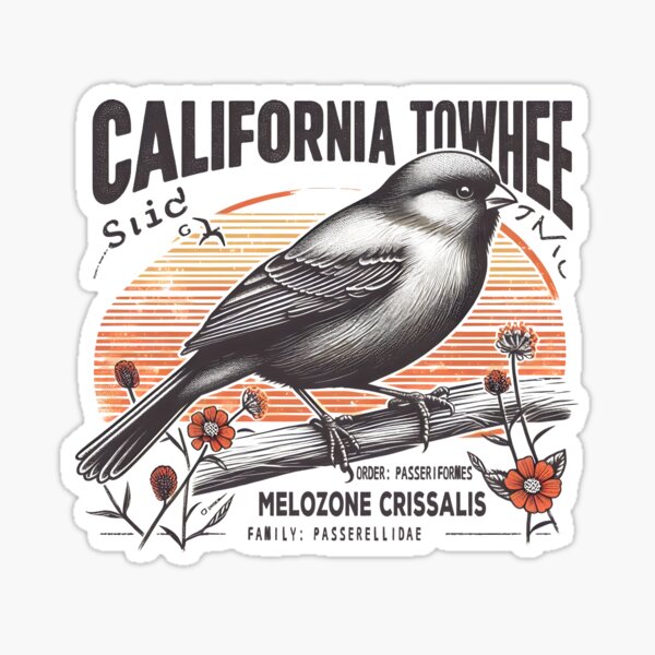 Item preview, California Towhee 4 designed and sold by theAVIARY7.