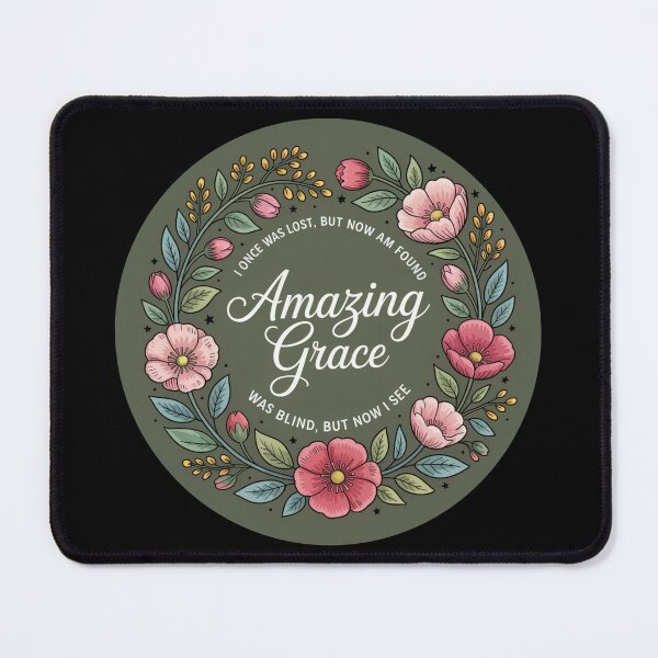 Item preview, Amazing Grace Floral Wreath designed and sold by theartfulaspie.