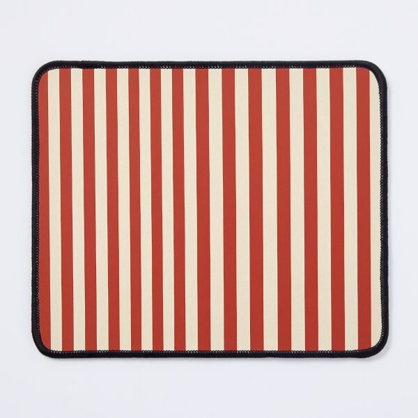 Item preview, Vintage Retro Vertical Stripe Mid Mod Cozy Boho Accent Piece   Red Cream designed and sold by Prints and Lifestyle.
