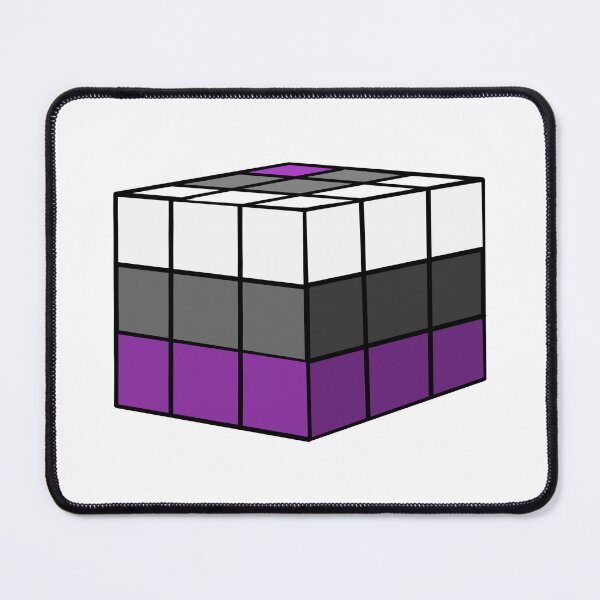 Item preview, Rubik Greysexual Pride Flag Cube designed and sold by HarveyHandcraftsandDesigns.