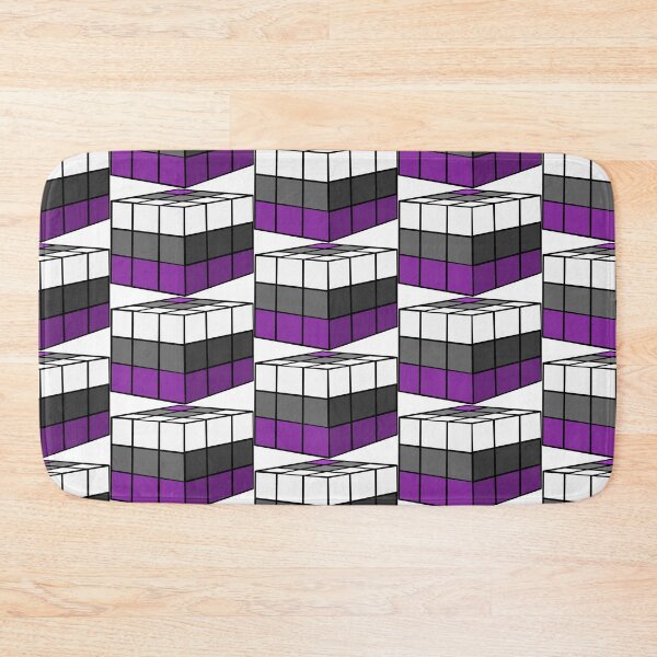 Item preview, Rubik Greysexual Pride Flag Cube designed and sold by HarveyHandcraftsandDesigns.