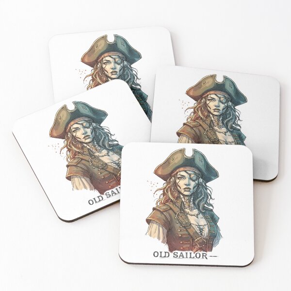 Item preview, Cyber Pirate Old Sailor designed and sold by JonelleTshirts.