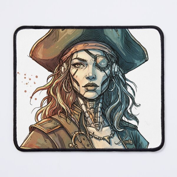 Item preview, Cyber Pirate Old Sailor designed and sold by JonelleTshirts.