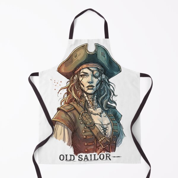 Item preview, Cyber Pirate Old Sailor designed and sold by JonelleTshirts.