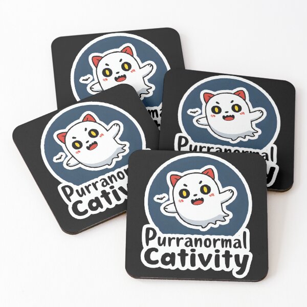 Item preview, Purranormal Cativity – Cute Ghost Cat Design for Spooky Cat Lovers designed and sold by Obsi-dian Bones.