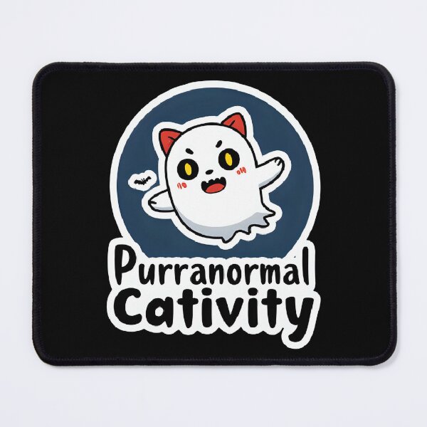 Item preview, Purranormal Cativity – Cute Ghost Cat Design for Spooky Cat Lovers designed and sold by Obsi-dian Bones.
