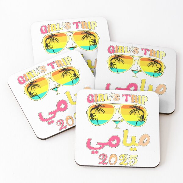 Item preview, Miami Squad Matching for Arabic Girls Trip 2025 Vacation designed and sold by designleon19.