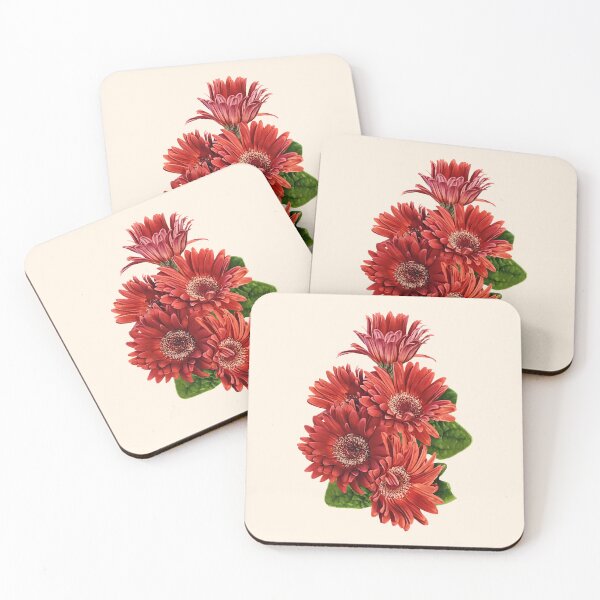 Item preview, Red Gerbera Daisies designed and sold by Susan Savad.