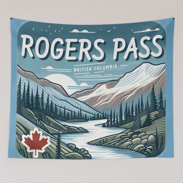 Item preview, Rogers Pass British Columbia designed and sold by HowToCanadian.